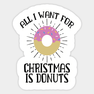 Donuts for Christmas Sticker